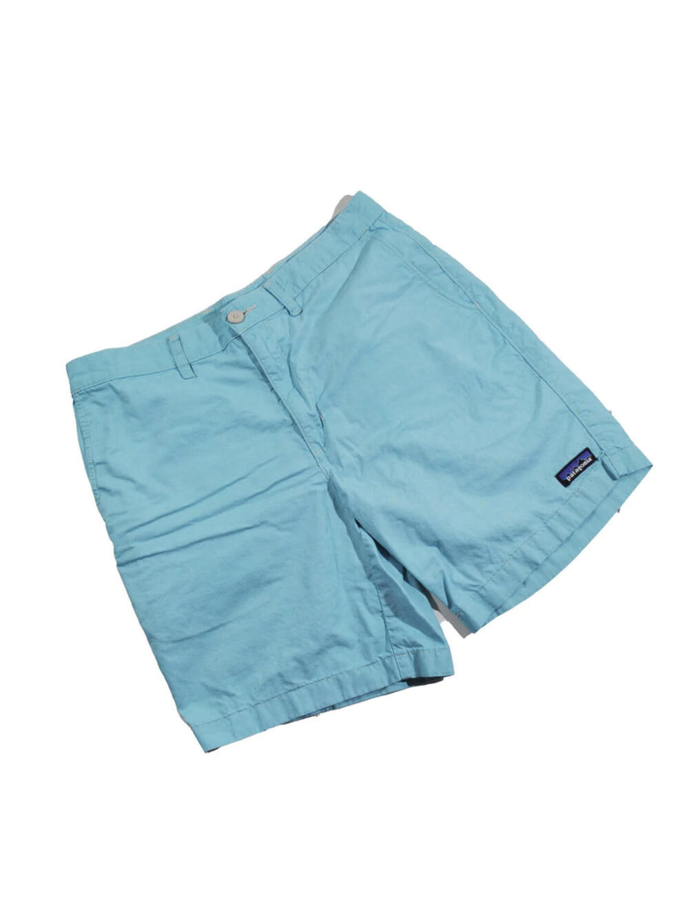 Patagonia Mens Khaki Blue Outdoors Fishing Shorts Size 32